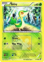 Snivy - 1/114 - Promotional - Crosshatch Holo Pokemon League Snivy Season 2011